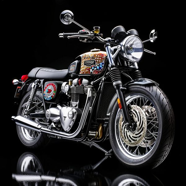 Stickers pour moto Ttriumph : les tendances sur le marché