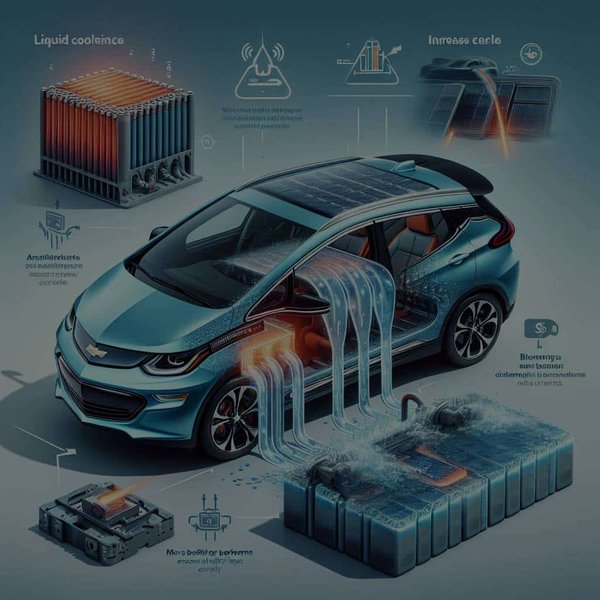 Quels sont les avantages d'un refroidissement liquide pour les batteries d'une Chevrolet Bolt EV?