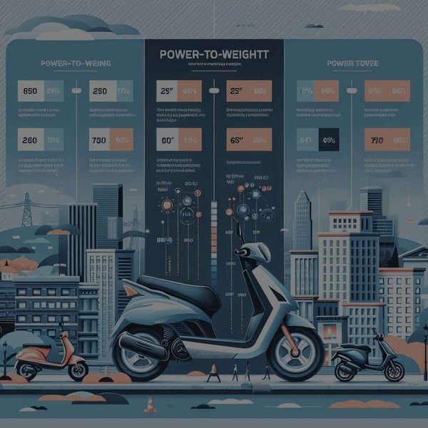 Comment déterminer le meilleur rapport poids/puissance pour un scooter adapté à la ville?