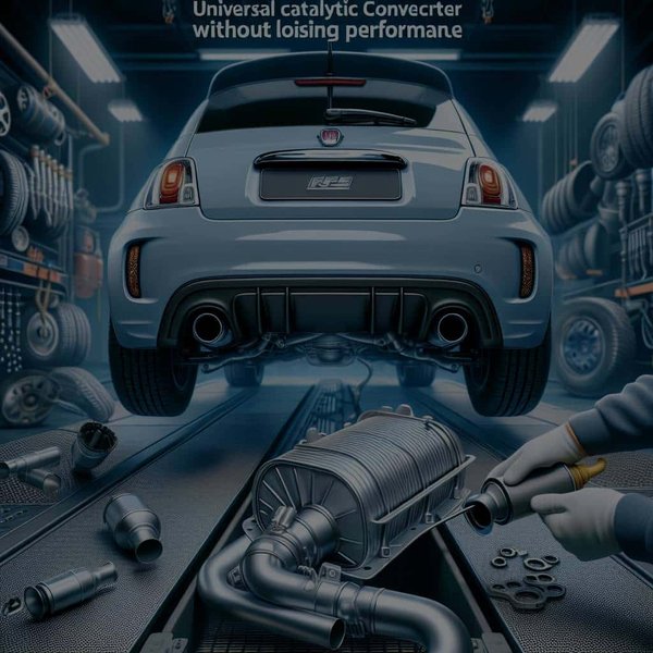 Peut-on installer un convertisseur catalytique universel sur une Fiat 500 Abarth sans perdre en performance ?